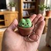 3D Printed Keycap Clicker Pendant Button Press Lucky Cat Key Chain  Cartoon Animals