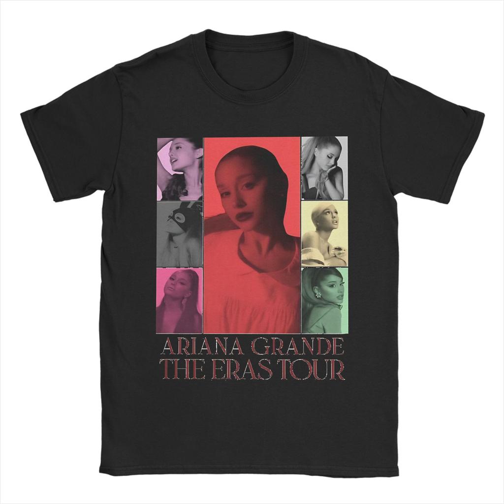 Zangeres Ariana Grande Tour Album 2026 T-shirt Zomer Katoenen T-shirts Voor Unisex Nieuwigheid Custom Logo T-shirt Korte Mouw Top T-shirts
