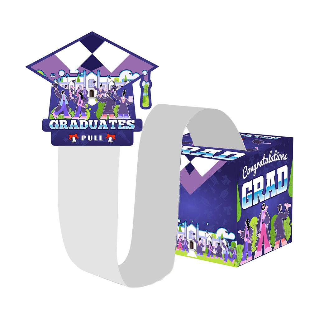 Graduation Theme, Money Gift Box, Party Game, Draw Money, Surprise Box Decoration, Paper Lottery Box