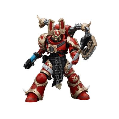 JOYTOY Warhammer World Eater Khorne Berzerker 3 Skala Actionfigur 40,000 1/18 (Monterad)