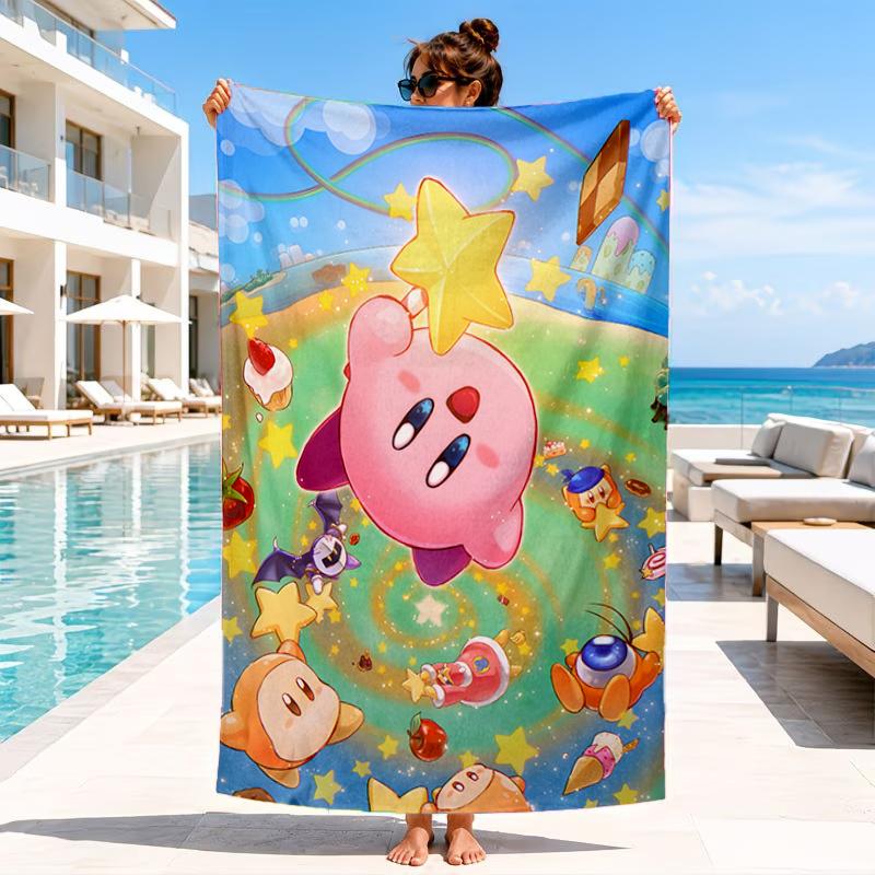 Pink pika Pattern Beach Towel, Microfiber Beach Towel, Perfect For Pool, Beach, Travel, Home Decor Beach Party Fan gifts