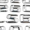 3D ABS Chrome Logo S320 S350 S400 S450 S500 S550 S580 S600 Emblem Letters Car Trunk Badge For  S W222 W223 Accessories