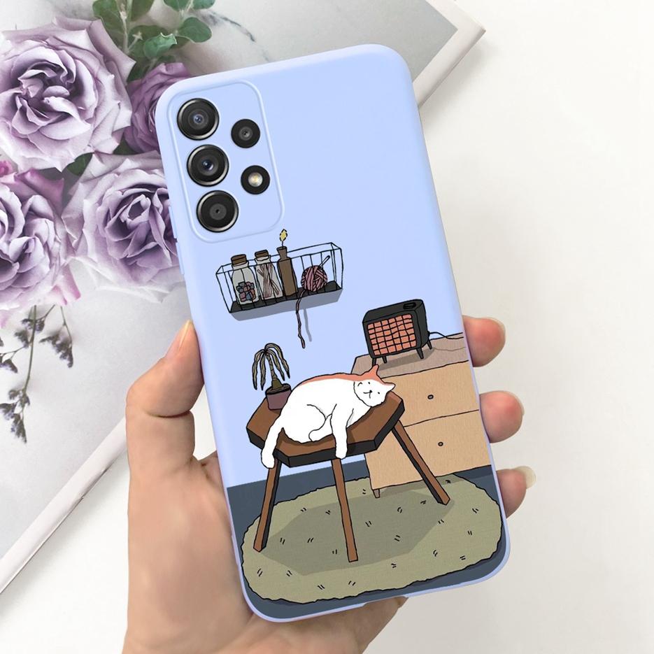 For Samsung Galaxy A32 A52 A72 5G Case Cute Cartoon Cover Shockproof Soft TPU Phone Case For Samsung A52 A 32 72 5G Fundas Coque