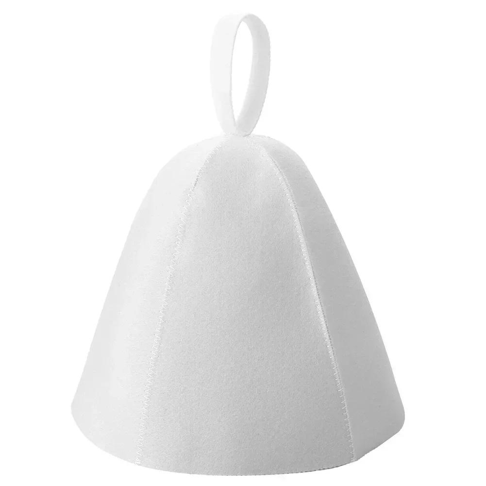 Thicken Cap Sauna Hat Heat Insulating Lightweight Protect Hair Skin-friendly Wear Resistant Wool Felt 100% Brand New