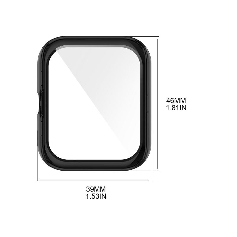 Klocka för fodral Full täckning TPU Skyddande skal Tvättbar stötfångare för skalhud för Bip3 & Bip3 pro