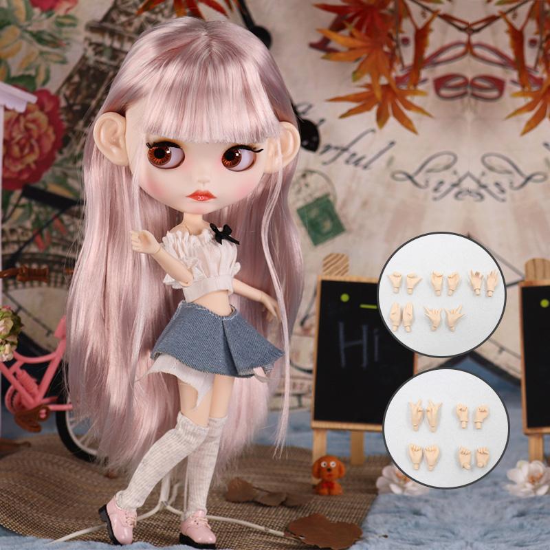 ICY DBS Blyth Doll Leisure Girl Joint Body White Skin Matte Face 1/6 BJD Neo Ob24 Anime Girl