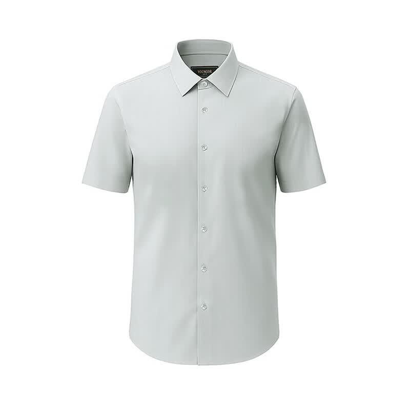 Youngor Men's Comfortable Breathable Short Sleeve Shirt