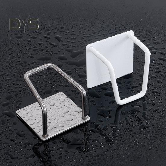 3Pcs Sponges Holder Punch Free Good Load Capacity Stainless Steel Sponges Drain Drying Rack