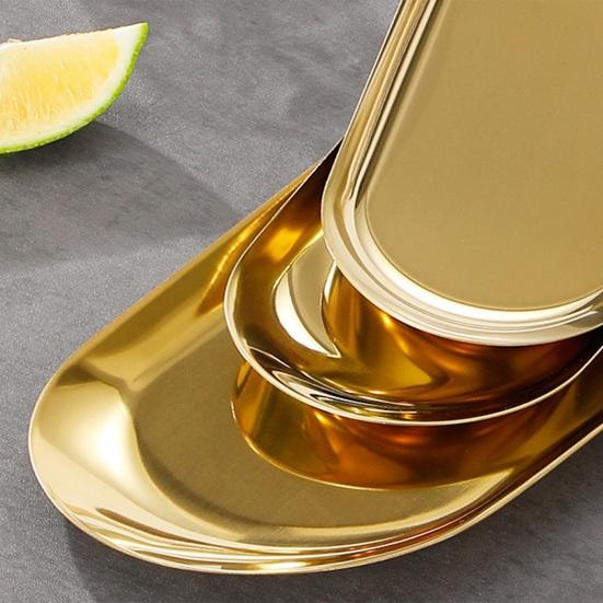 Placă de grătar din oțel inoxidabil, strălucire în oglindă, de calitate alimentară, sigură pentru mașina de spălat vase, gustare multifuncțională, desert, servire de mâncare cu legume