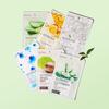 Eunyul Natural Mask Pack 30 Sheets  6 Types  5 Sheets Each 