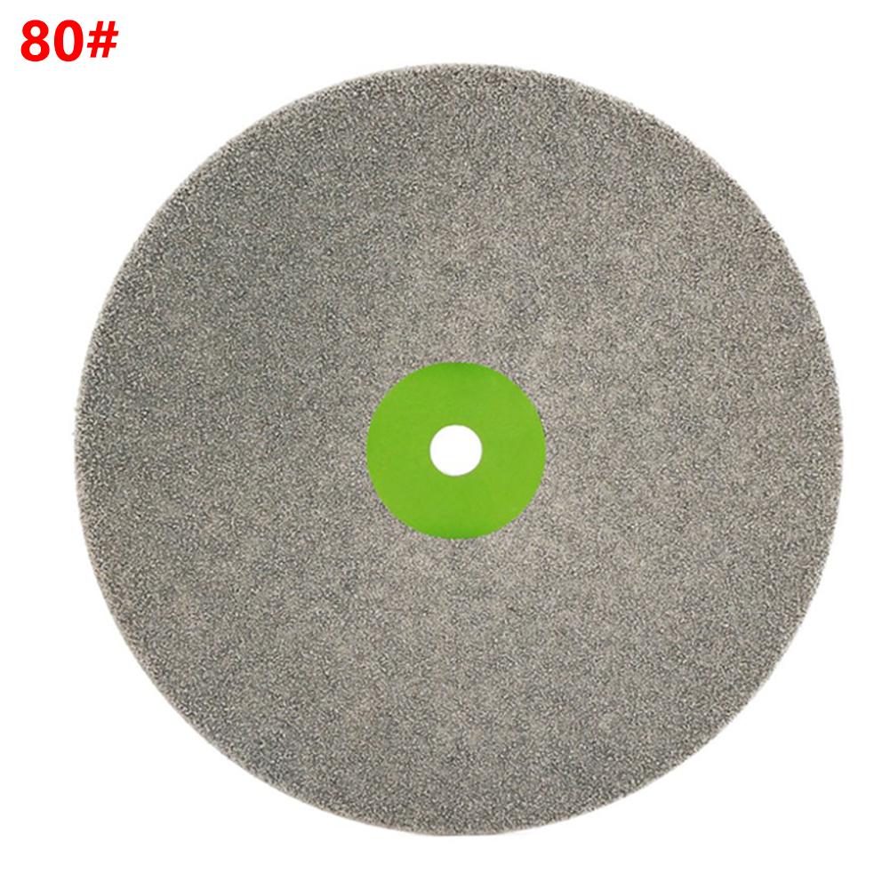 8 Inchs/200mm Emery Coated Lapping Disc Grit 60-3000 1/2" Hole Flat Lap Wheel Abrasive Grinding Disc For Gemstone/Jewelry/Rock
