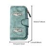 STAY TRASHY raccoon long zipper wallet, large-capacity card holder, unisex clutch bag, stylish zippered coin purse, suitable for daily use, a great