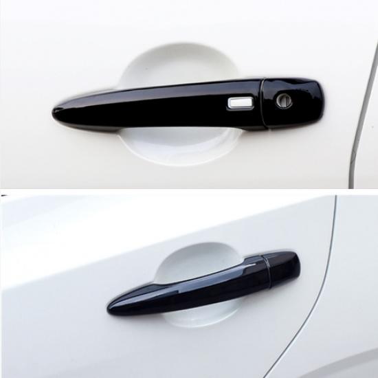 Bright black Car Front Door Handles Cover Trim For Nissan Rogue -2025