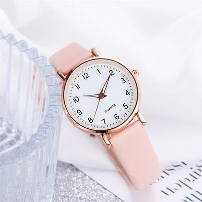 Simple Luminous Quartz Watches Fashion Casual Leather Belt Wristwatch Ladies Dress Clock Gifts Relogio Feminino Reloj Mujer