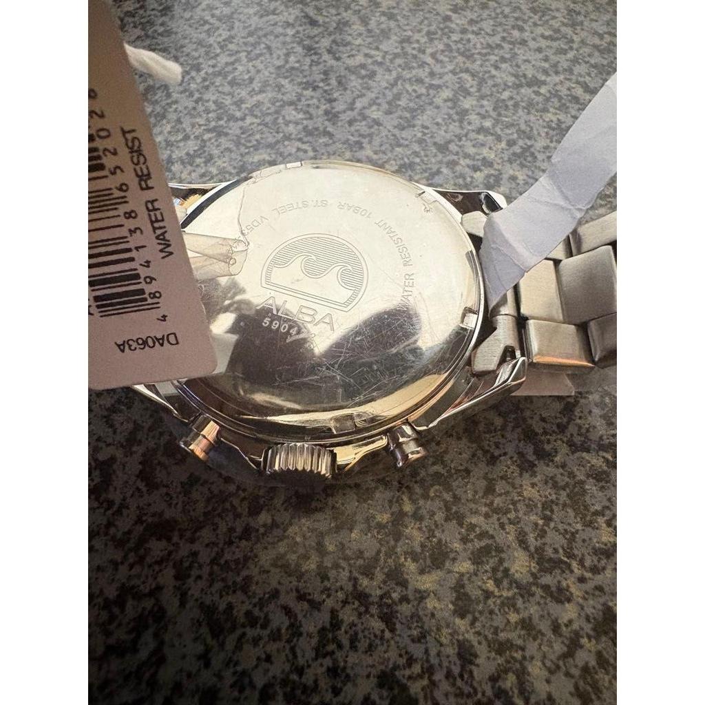 Used Seiko Alba Chronograph VD53-X196 Working SEIKO