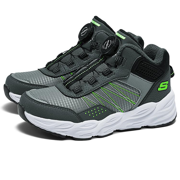 Skechers Fashion Mid-Top Kids Casual Shoes Kids sneaker Charcoal 405291L-CBLM