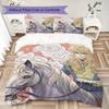 Versailles Rose Love Pattern Bedding uilt Set uilt Cover Pillowcase Home Decoration Birthday Gift (1 * duvet cover + 2 * pillowcase without core)238