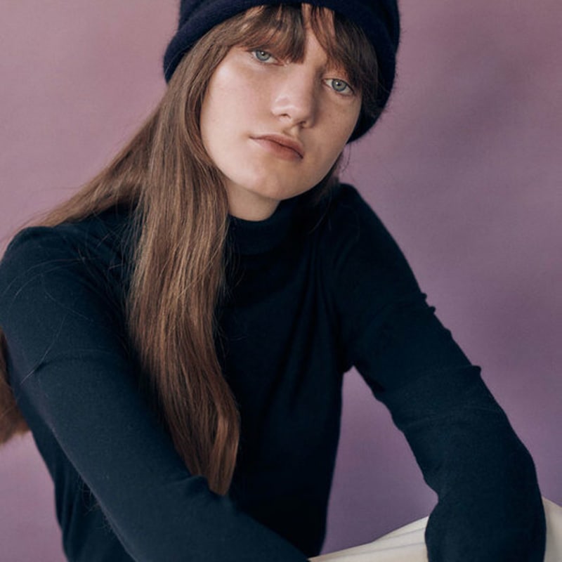 

SHINJEO Angora Long Beanie_Violet FREE