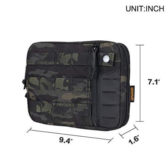 ELITE Nylon Hüftaufbewahrungswerkzeug Kleinartikel Klettverschluss Groß für Outdoor und Arbeit [AUSGEZEICHNETER SPANKER] Multifunktionale Tasche, Tasche, Tasche, Tasche, Organizer,