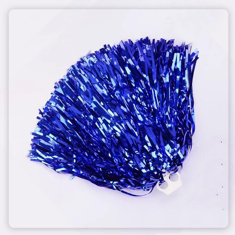 Cheerleading Pom Poms Pvc Handmade Bright Colors For School Sports Events And Dance Performances