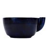 Swirling Wash Bowl with Drain Holes 3D Printed Fruit Vegetable Washing Colander for Home Kitchen Blue