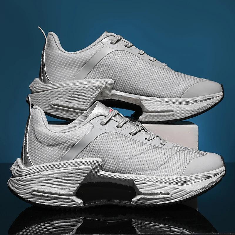 

chunky sneakers plus size 44 45 men women designer hollow sole running shoes fashion casual mesh height increased platform shoes 36