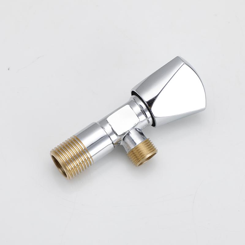 Bathroom Forged Brass 1/2 *3/8 Angle Stop Valve Angle Cock Toilet Angle Valve