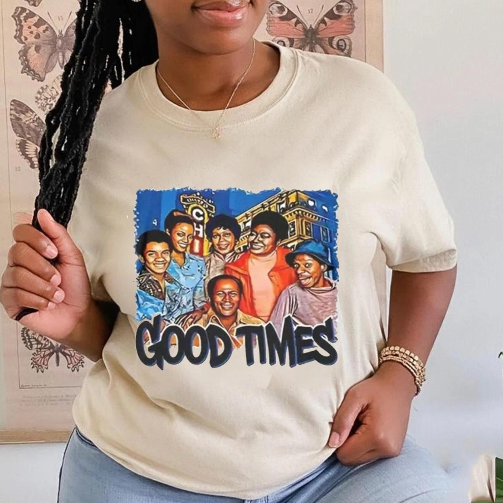 Retro Good Times Casts T-shirt, Vintage Good Times TV Series Tee, 70s Sitcom S