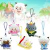 And Goat Pleasant Bigbig Wolf Plush Toy Dolls Key Chain Bag Decoration Gifts