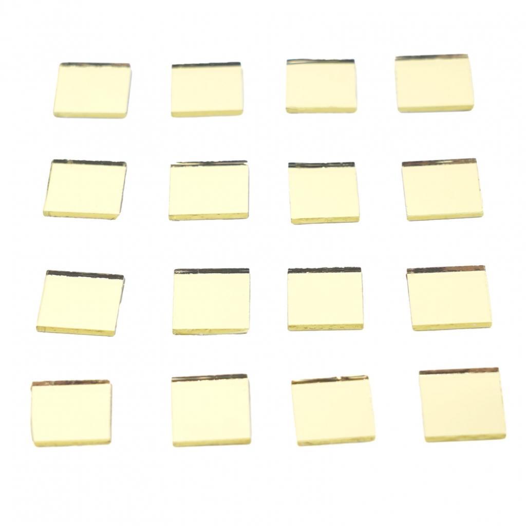 Mirror Stickers 1.2mm 100PCS 10x10mm Disco Ball Glass