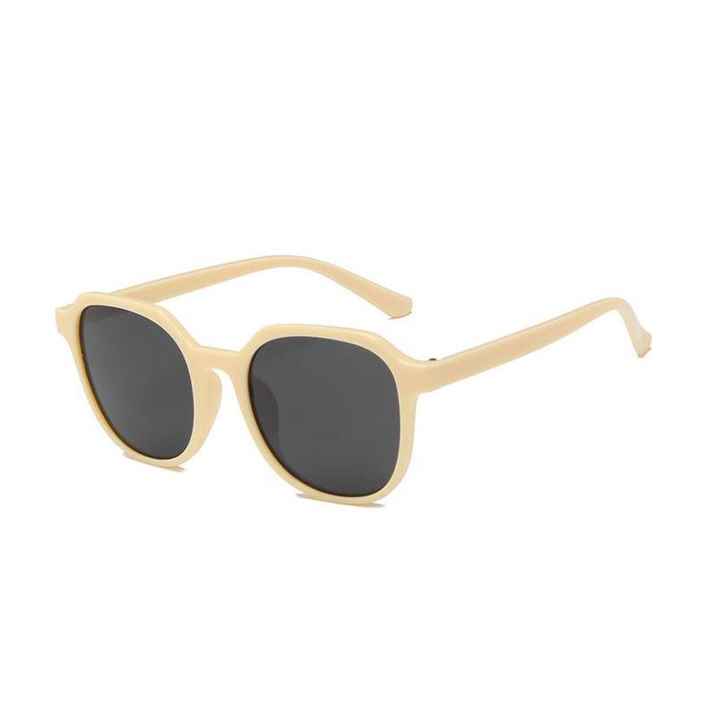 New Women'S Oval Sunglasses Retro Women Sunshade Shopping Sun Glasses Trendy Korean Round Glasses Uv400 Eyewear