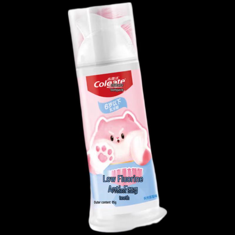 Colgate Cat Paw Kids  Fluoride Toothpaste, Peach