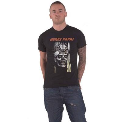 Ghost Unisex Adult HereÂ´s Papa T-Shirt