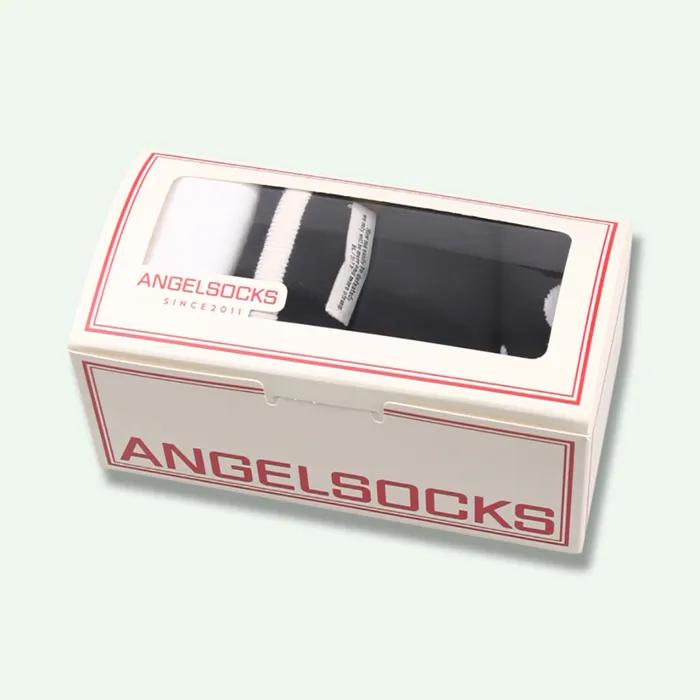 SET005-Monopop Daily Black Polka Dot SOCKS Gift Set of 4 Pairs