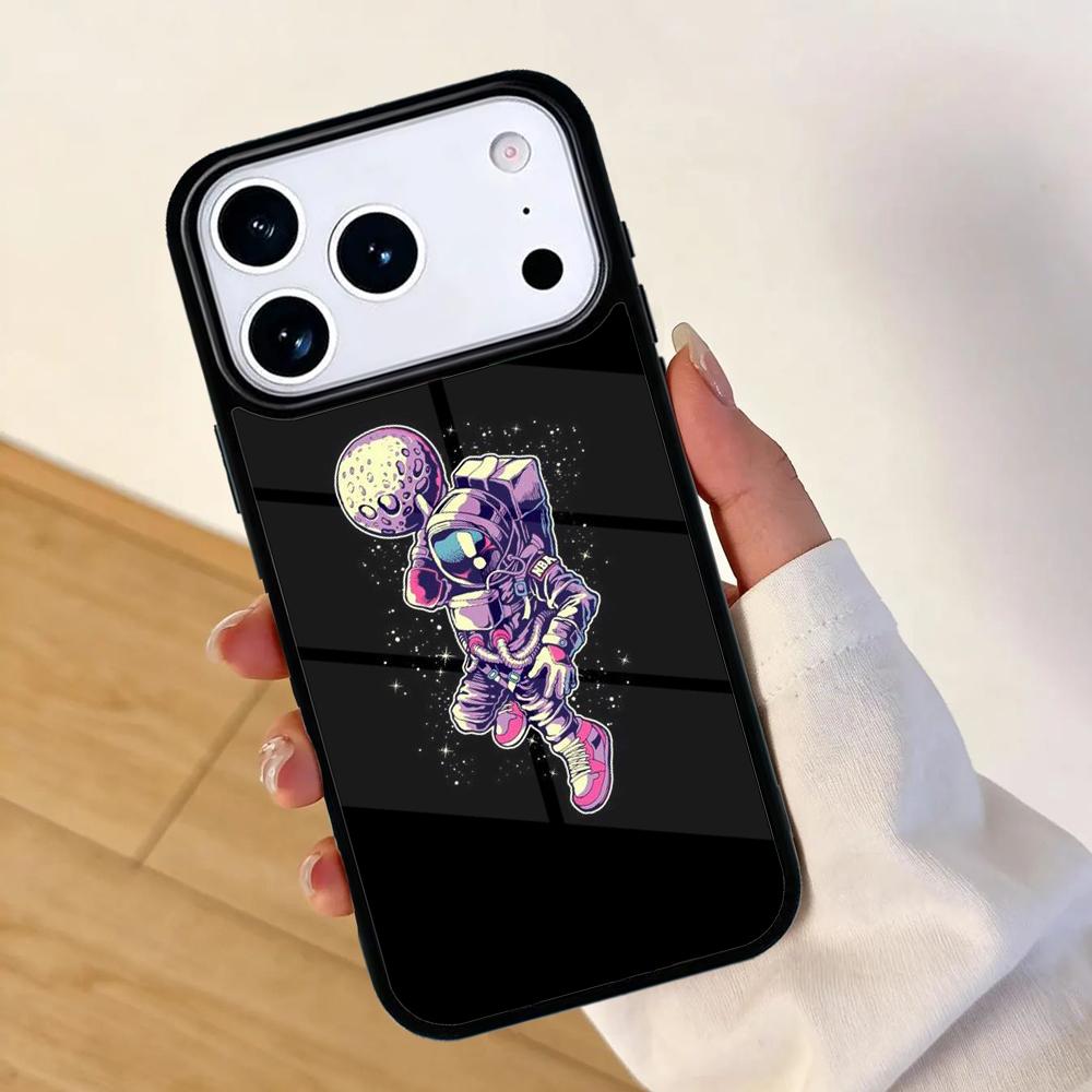 Astronaut Space Sea Diver Mobile Phone Case for IPhone 17 AIR 16pro Max 15 14 13 12 11 Bumper Cover