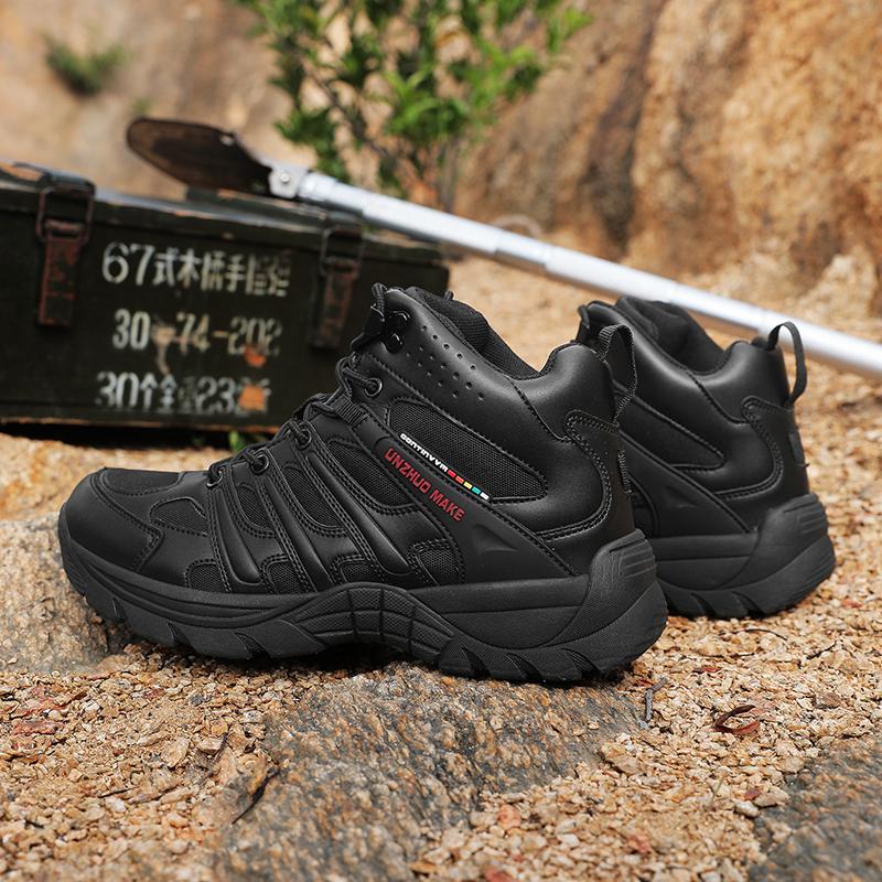 Large Size Men's Outdoor Hiking Boots Military Boots 39-46