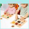 Holz Frucht Tier Zuordnungsbrett Für Kinder Pädagogisches Montessori Lernspielzeug