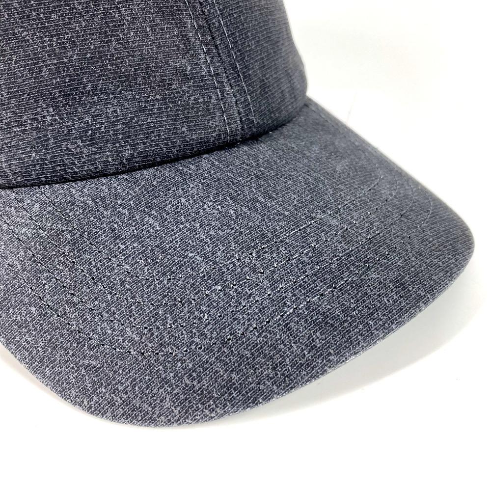 BOTTEGA VENETA 739329 BV Logo Hut Kappe Baseballkappe Polyester / Baumwolle Grau Basierend