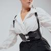 Women Fashion Corset Pu Leather Harness Corset Waist Belt Decorative Suspenders for Women Harness Straps Clothing Accessories