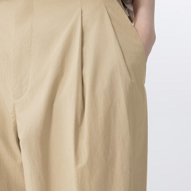 JNBY 2025 Summer Loose Fit Cropped Casual Trousers 5P4E14030