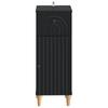 Bathroom Storage Cabinet ALKMAAR Black 30 X 31 X 80 Cm