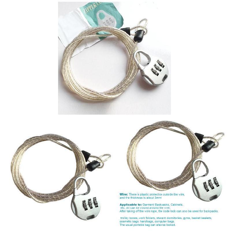 backpack security cable