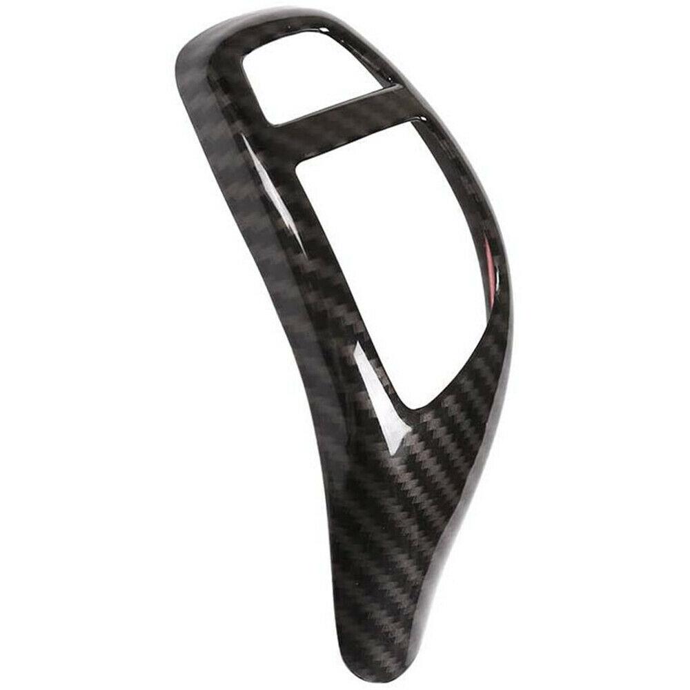 POSSBAY New Carbon Fiber Style Gear Shift Knob Cover Trim For BMW F30 F20 F10 F15 F25 X5 X3