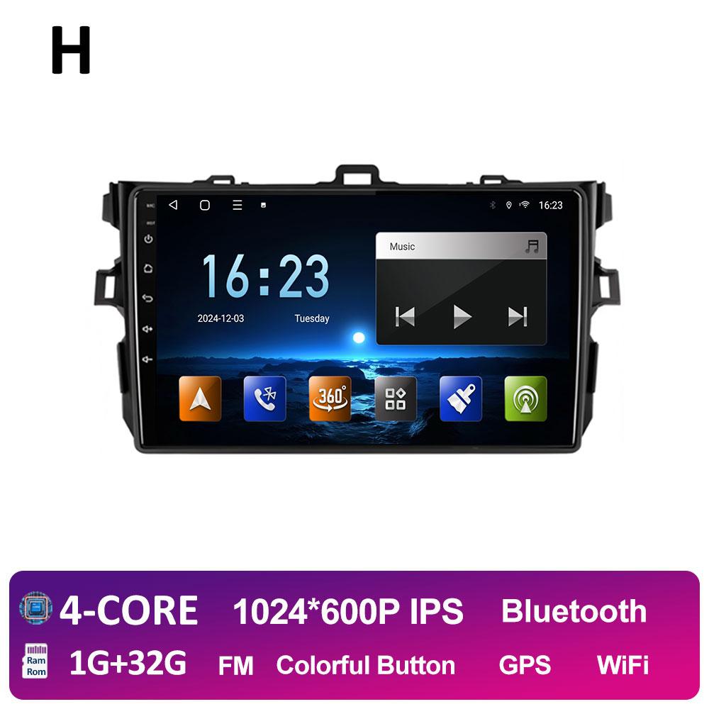 

Android 14 Car Navigation Multimedia Player For Toyota Corolla 2006 2007 2008 2009 2010 2011 2012 2013 QLED Screen Auto Stereo
