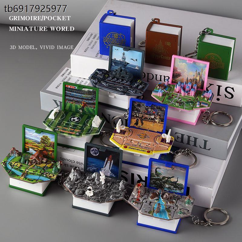 3D Vyskakovací sportovní kolekce klíčenek: Fotbal, Basketbal, Dinosaurus a Vánoční Kouzlo Antistresová Hračka Dárek.