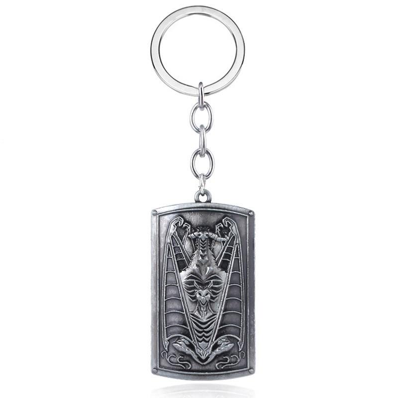 Dark Souls Shield Keychain Metal Collectible Gift For Gamers And Fans