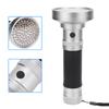 100LED UV Flashlight Fluorescent Detection Lamp for Cosmetic Mask Banknote Verification(black)