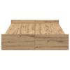 Storage Bed Frame Artisan Oak 120 x 200 cm