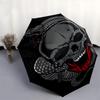 Skull Snake- Automatic Umbrella, Four Seasons Portable Folding Umbrella, Suitable for Men and Women, Travel, Daily Compact Umbrella, Outdoor