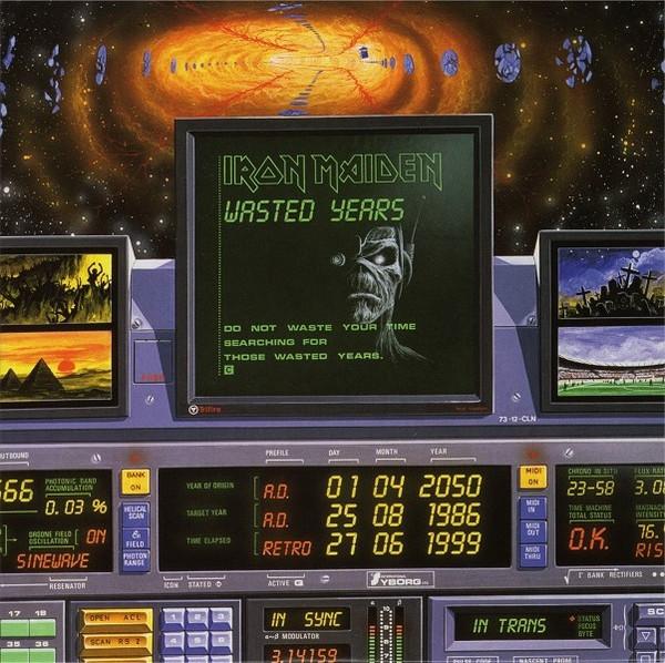 

7inch Record IRON MAIDEN - Wasted Years 5583 Parlophone 2014 UK Rock Used